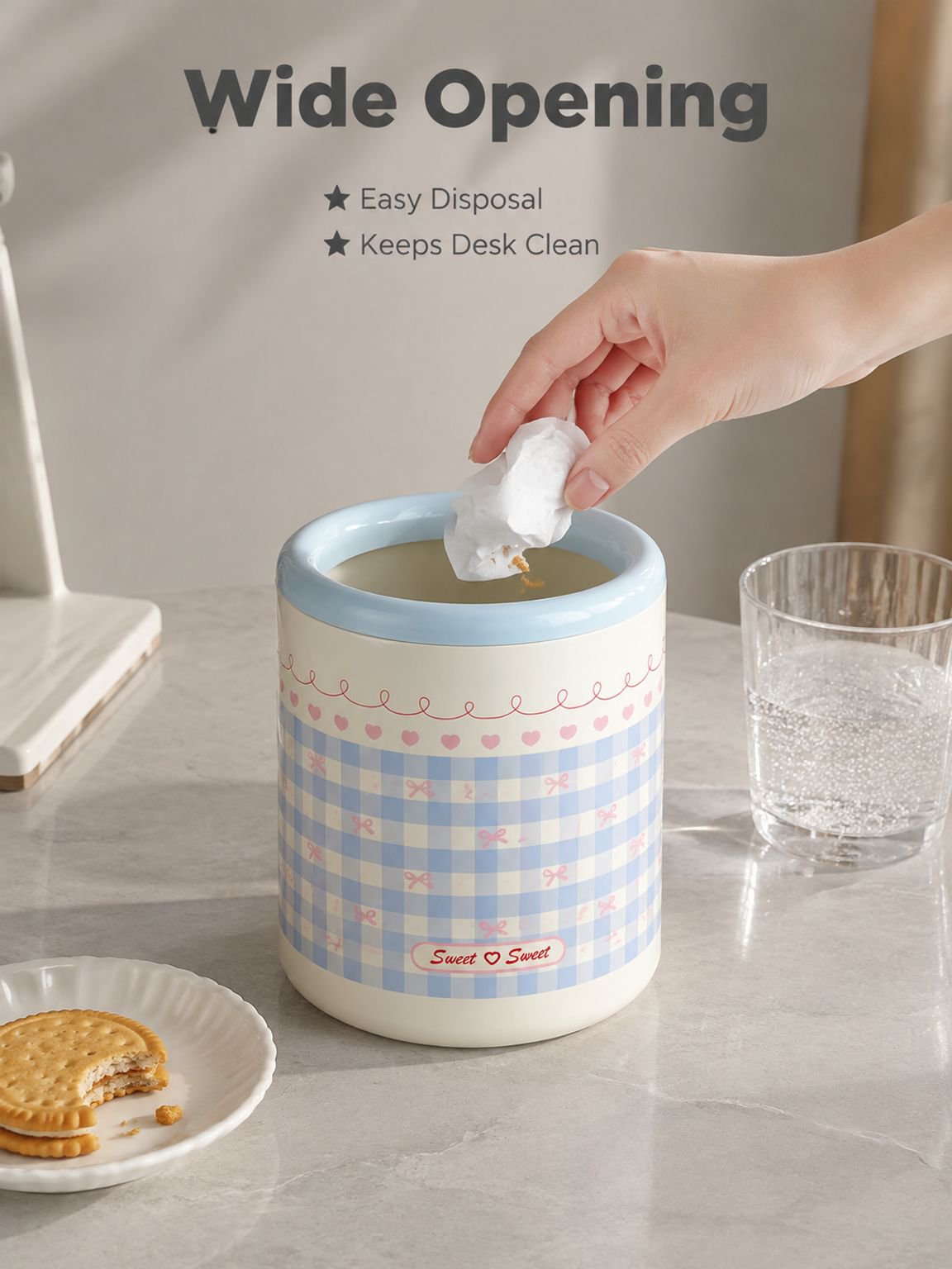 Office high-end appearance plastic bucket