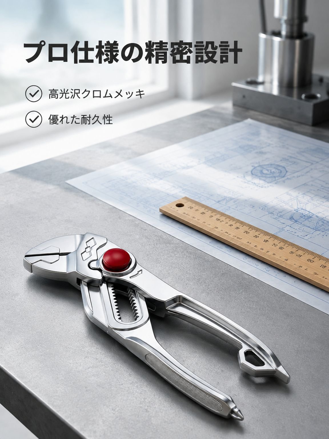調整可能なウォーターポンプクランプ、水道管クランプ