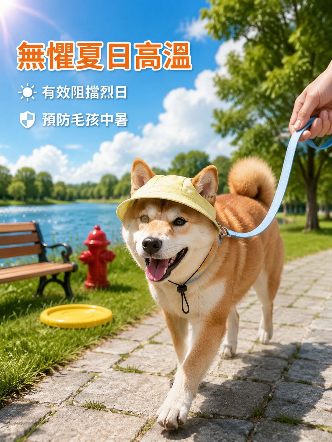 防曬遮陽寵物帽子