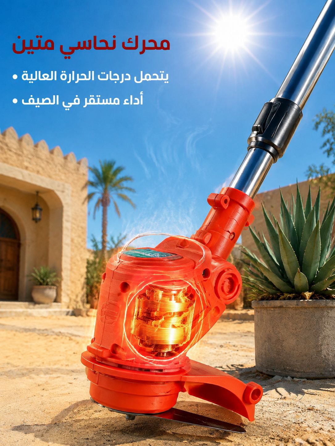 آلة لإزالة الأعشاب بقوة عالية وبمحرك نحاسي بالكامل