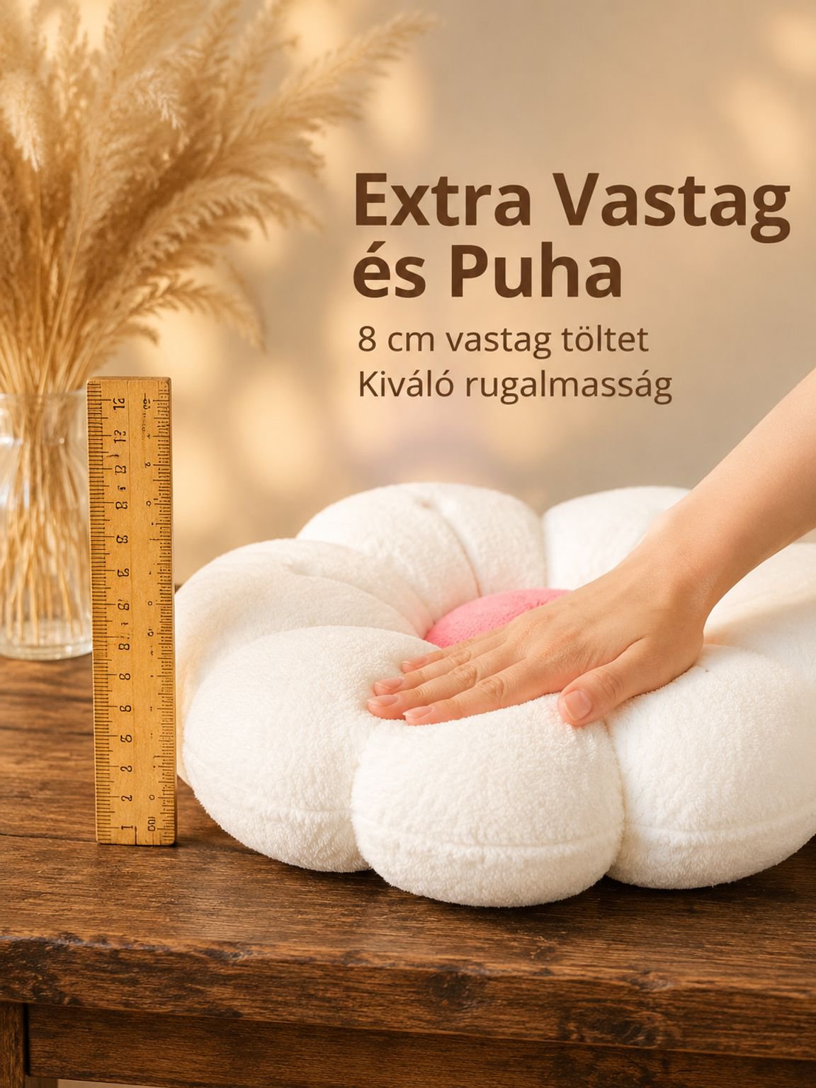 Aranyos napraforgó alakú ülőpárna
