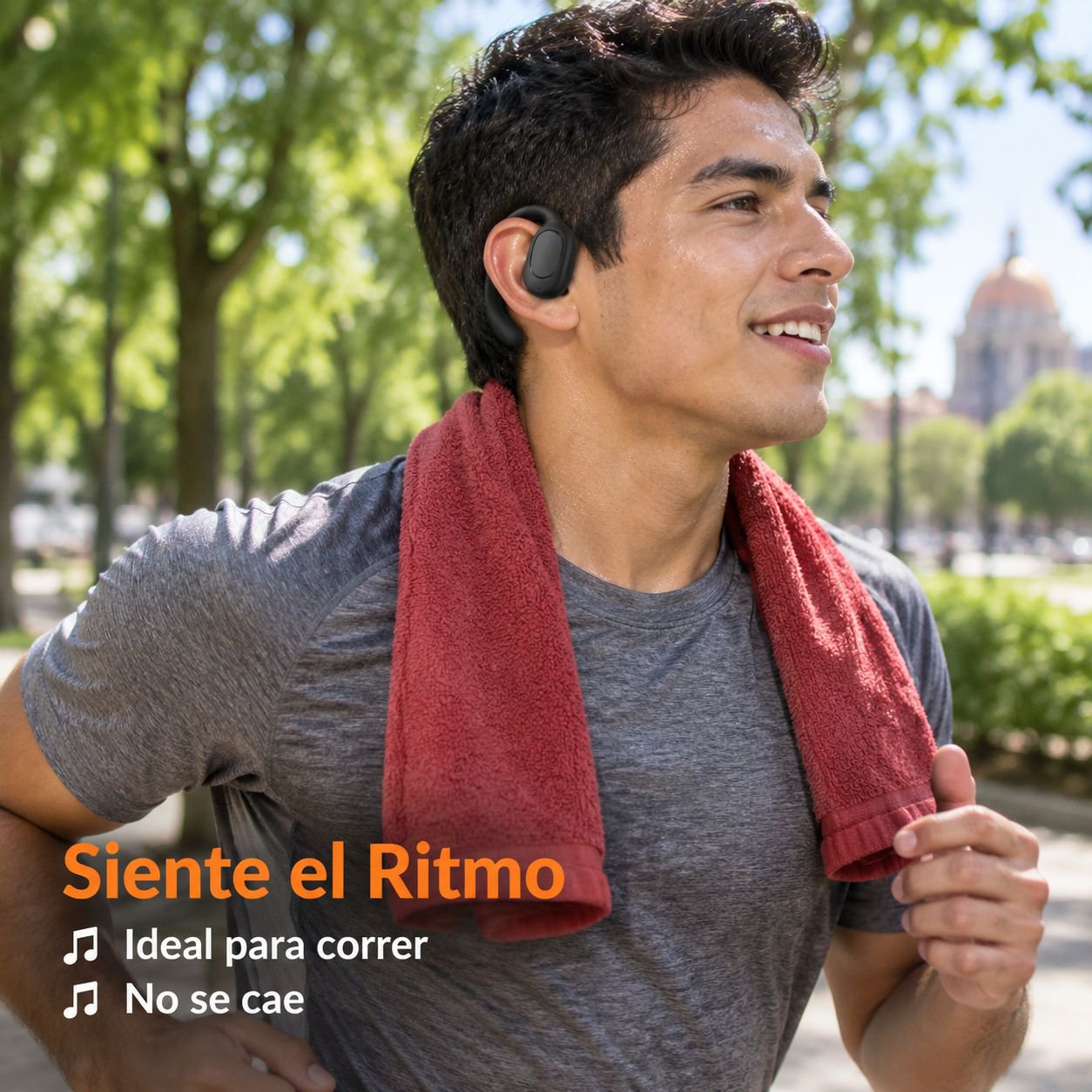 Auriculares deportivos Bluetooth premium con pantalla digital y diseño intrauditivo