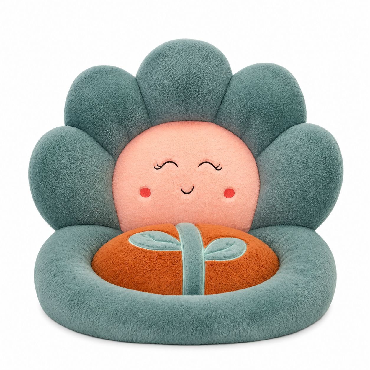 Anti-fatigue Office Chair Cushion with Integrated Backrest for Long Sitting