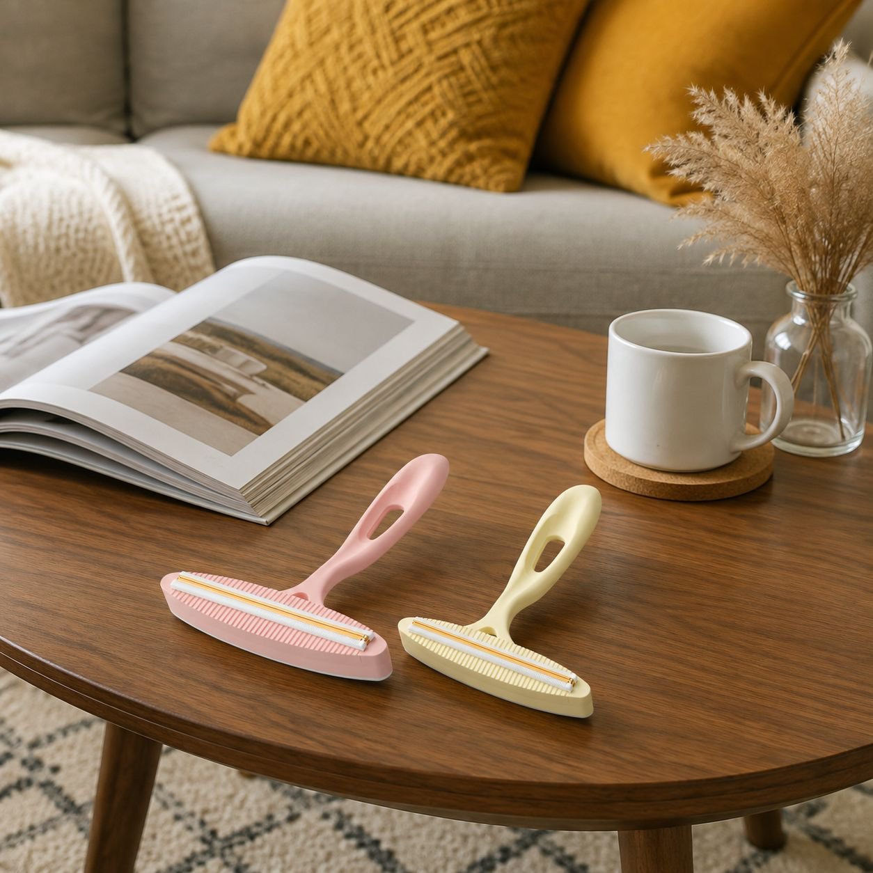 Reusable lint remover on upholstery