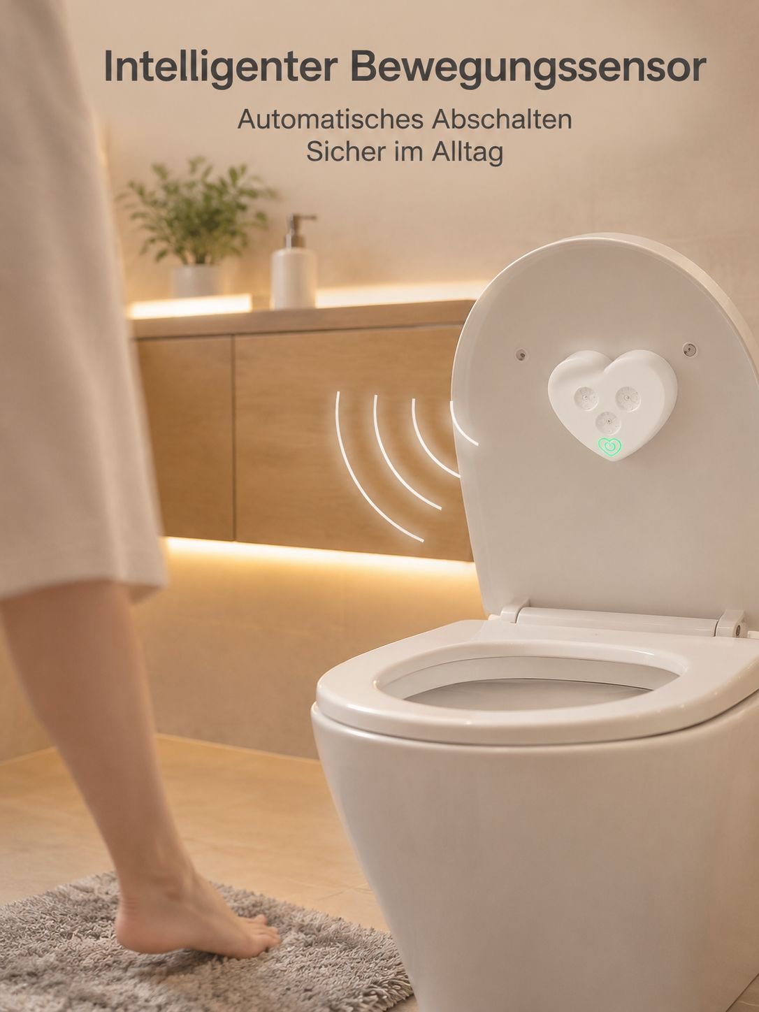 UV Intelligenter Toilettensitz-Desinfektor mit Sensor