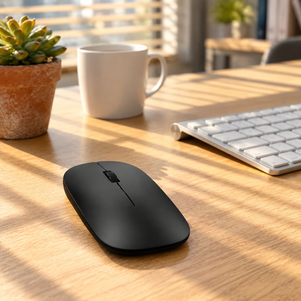 Ratón Bluetooth silencioso ergonómico