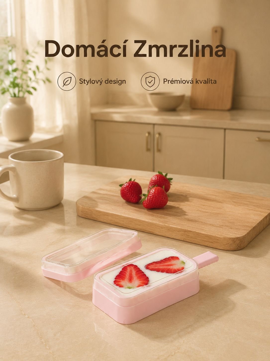 Potravinářský silikonový formička na zmrzlinu kreativní forma na nanuky