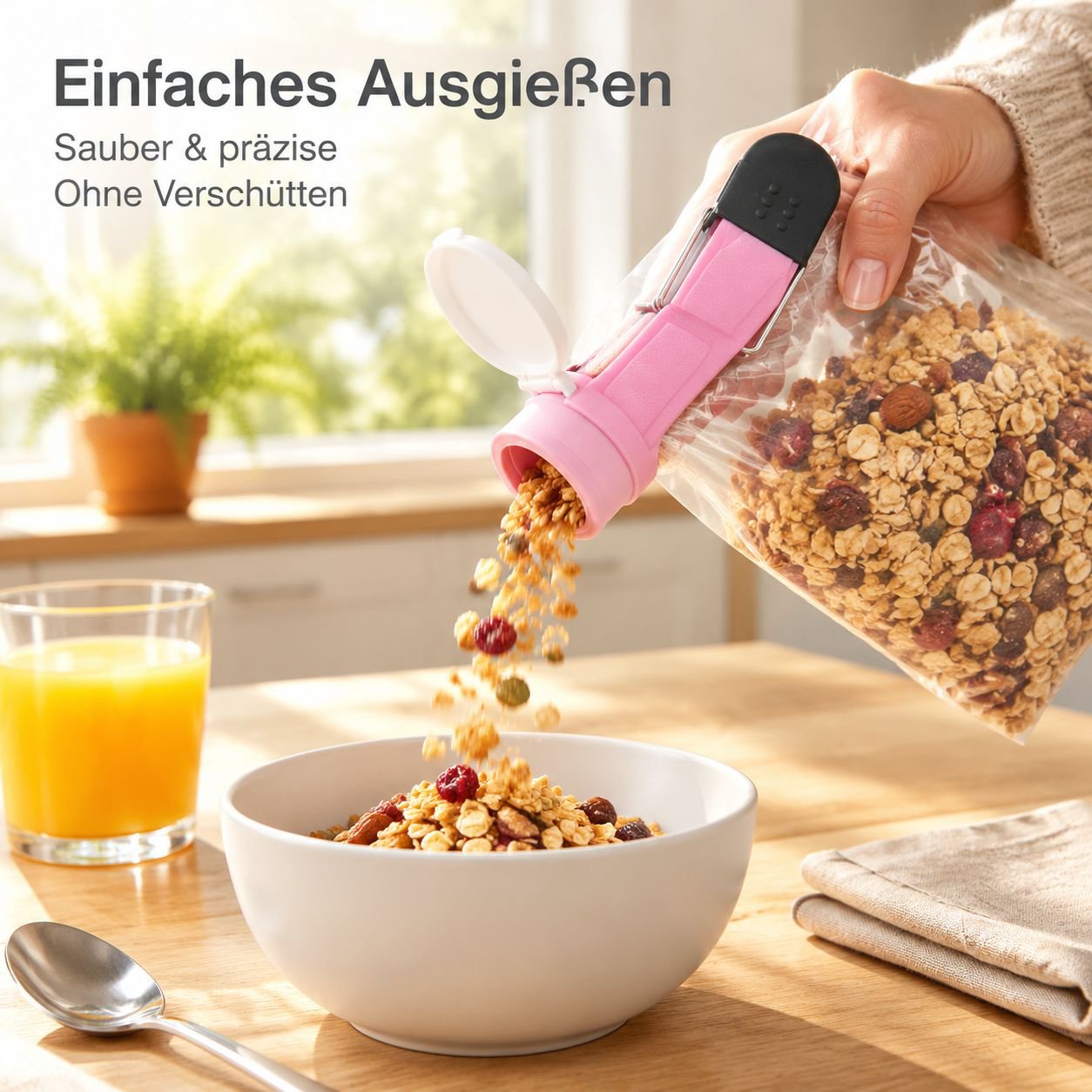 Verschlussclips für Lebensmittelbeutel Tee Milchpulver Snacks Frischhalteklammern