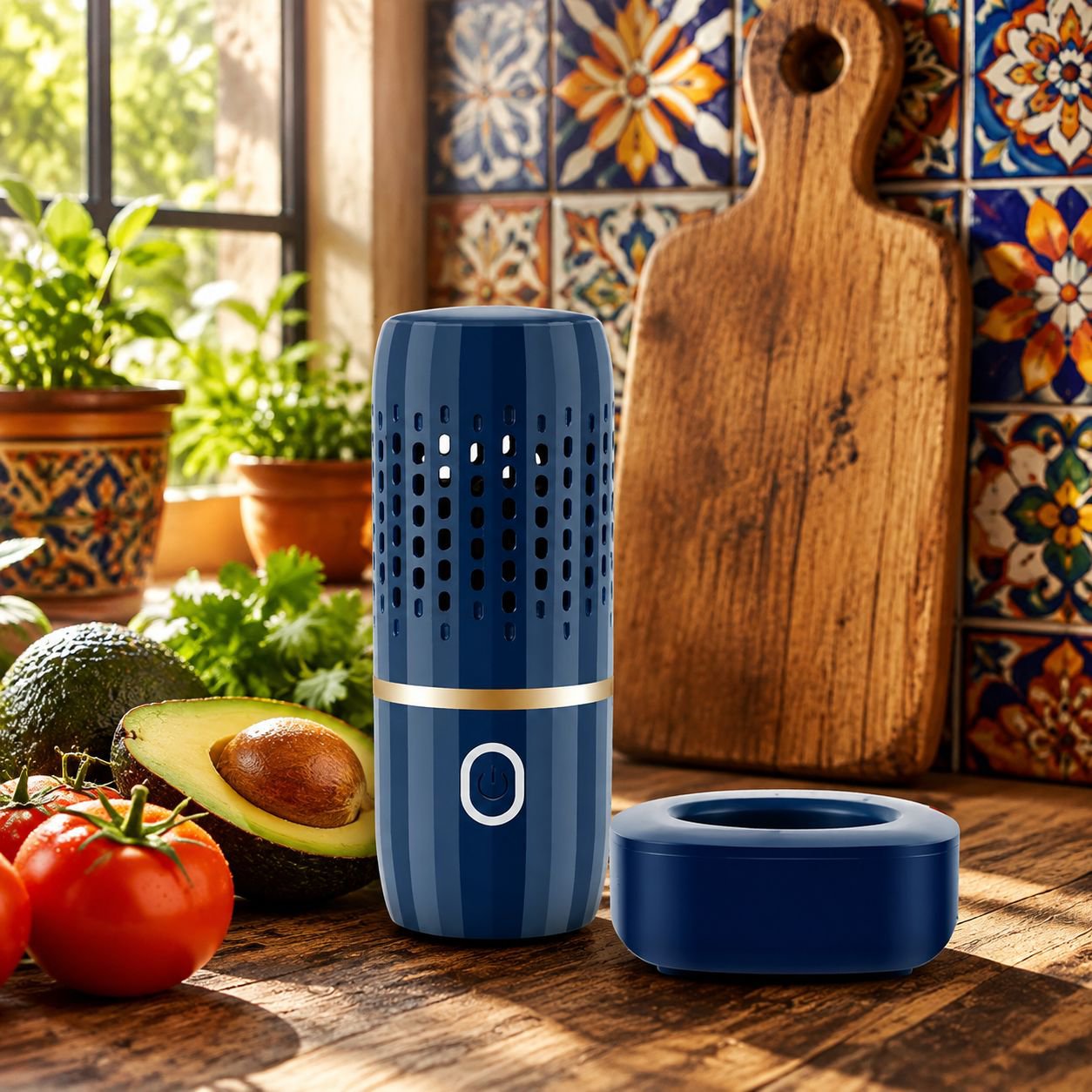 Purificador inalámbrico de frutas y verduras en cápsula