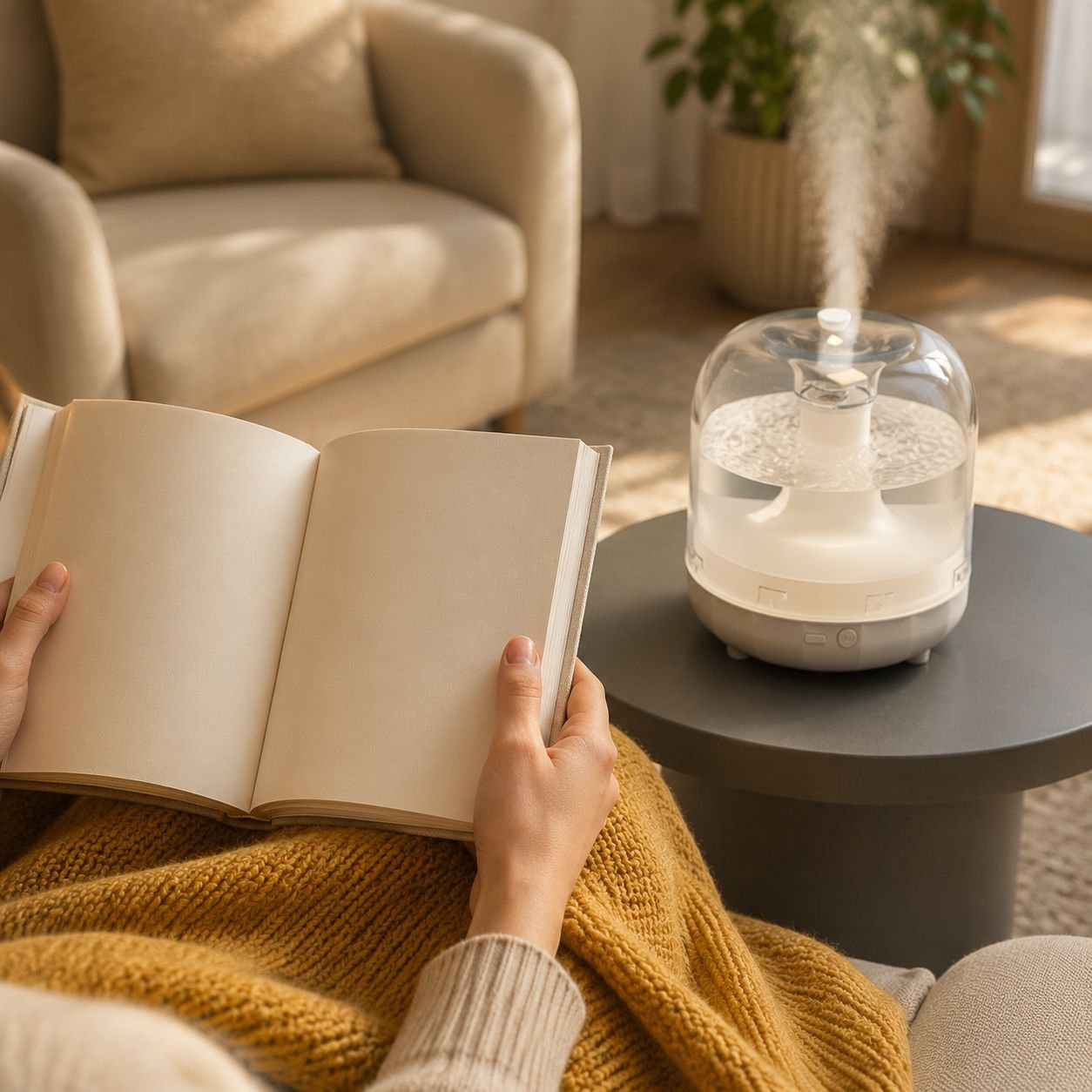Easy-to-use humidifier for sensitive users