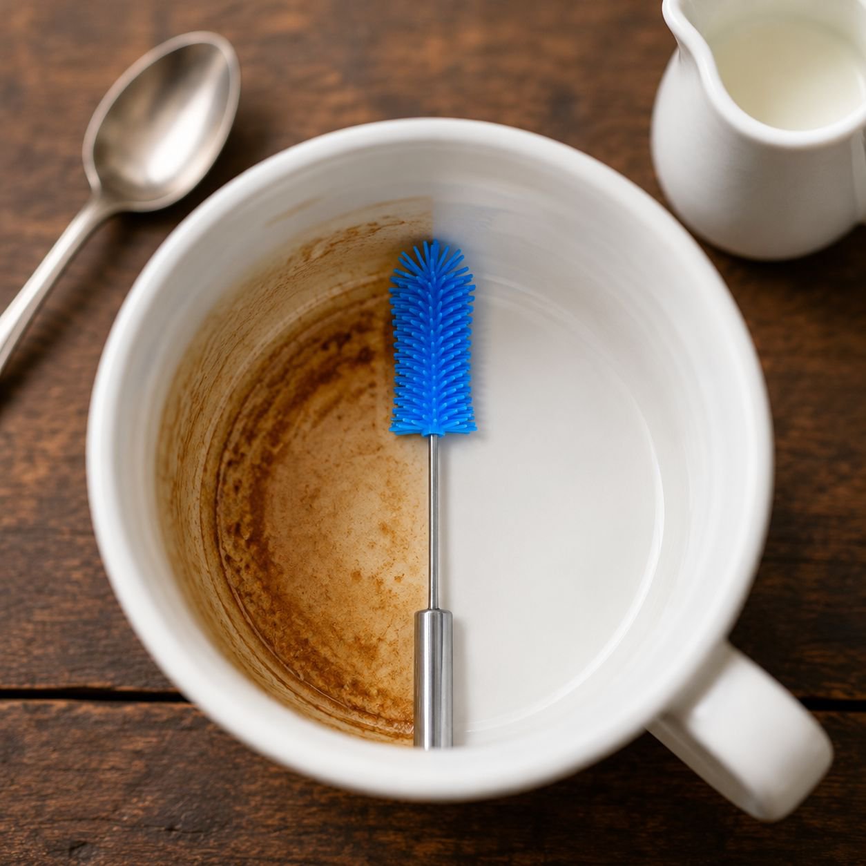 Exquisitely designed cleaning brush with ergonomic handle