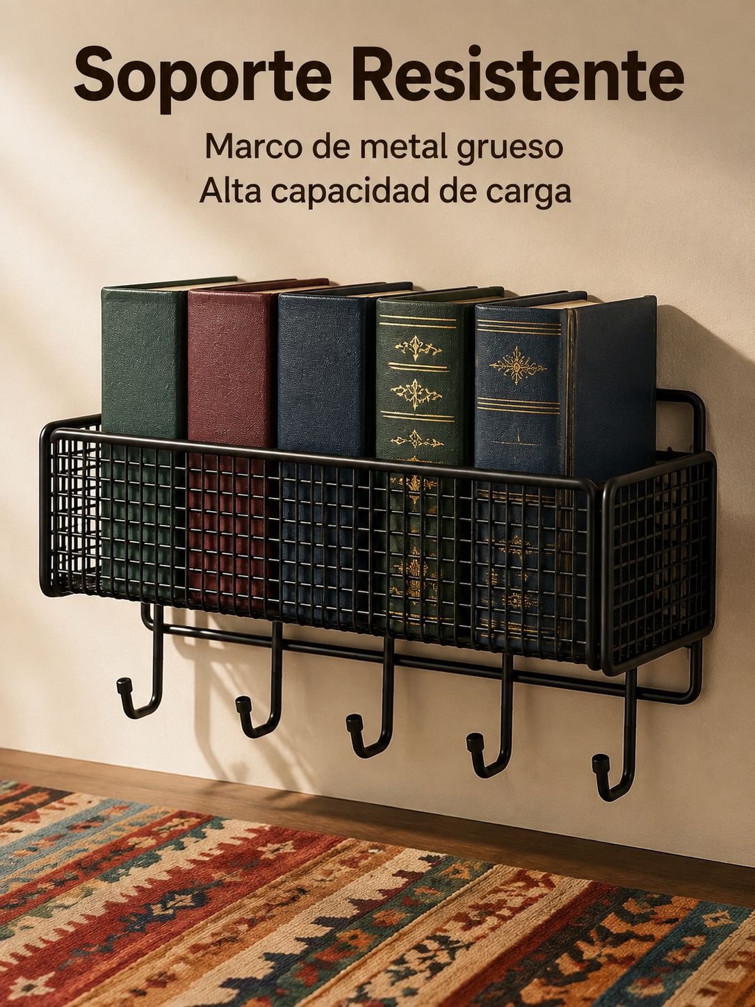 Organizador multifuncional para cabecera de cama