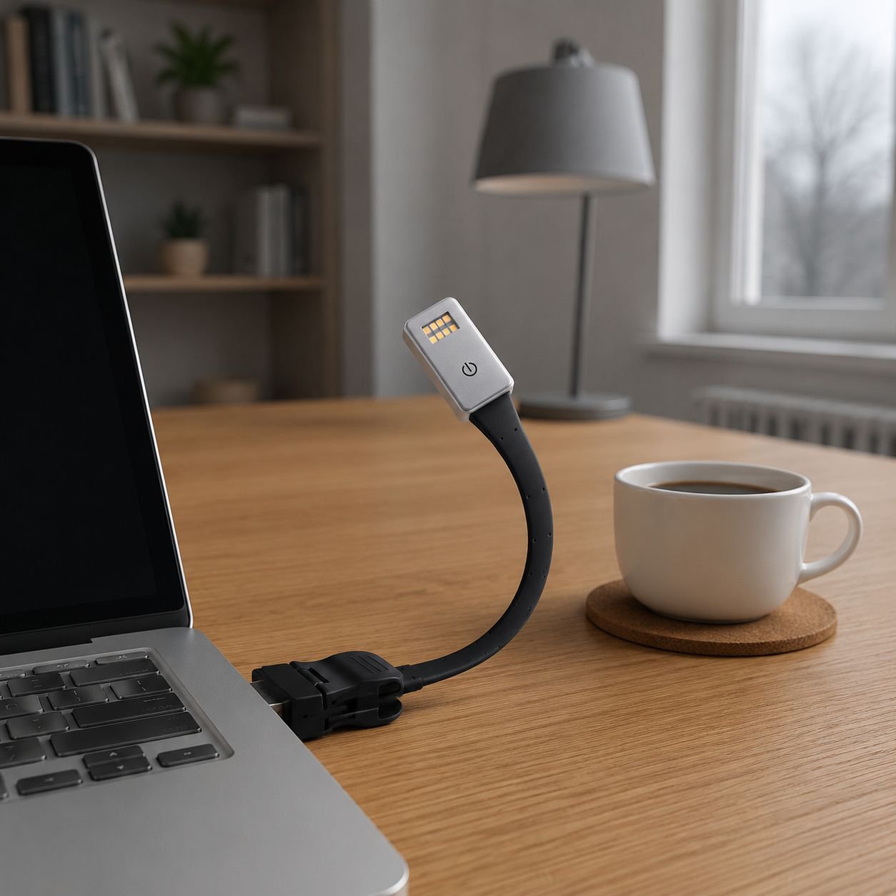 Compact night reading light for travel
