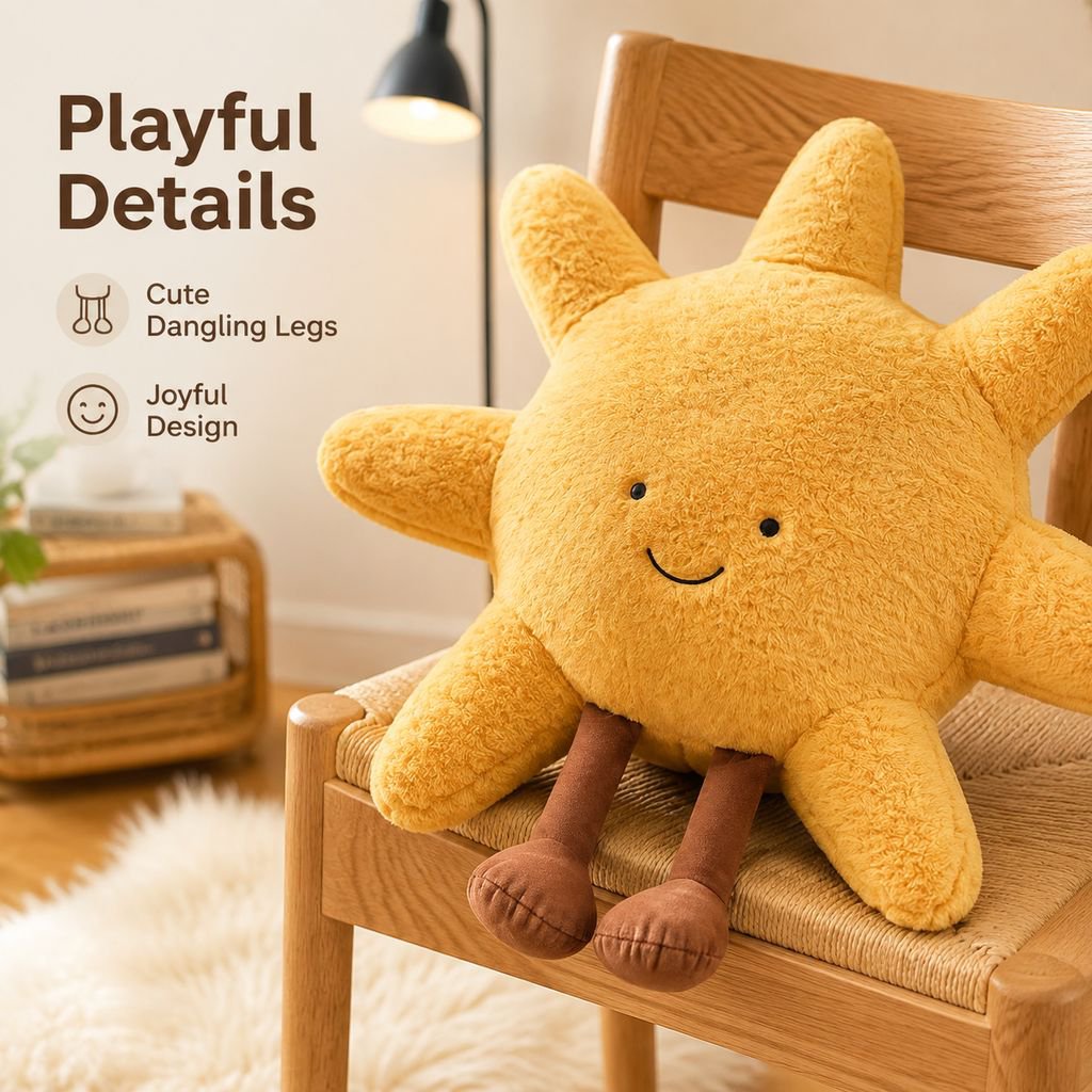 Creative Sun Pillow Sofa Cushion Home Decor