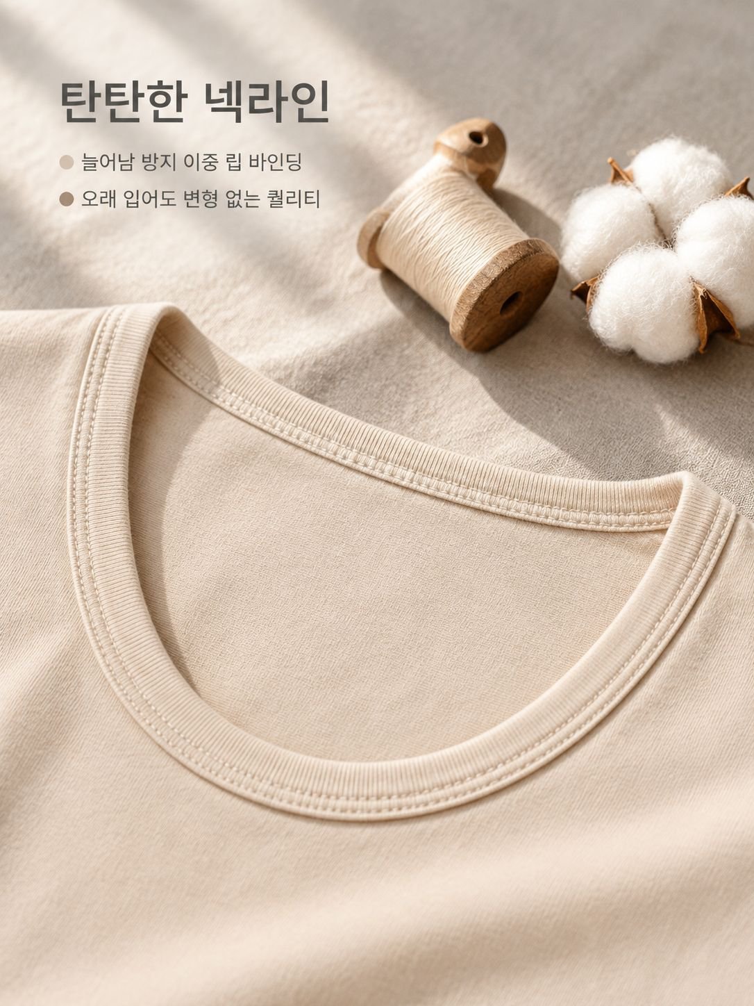 26SS U넥 컴포트 티셔츠