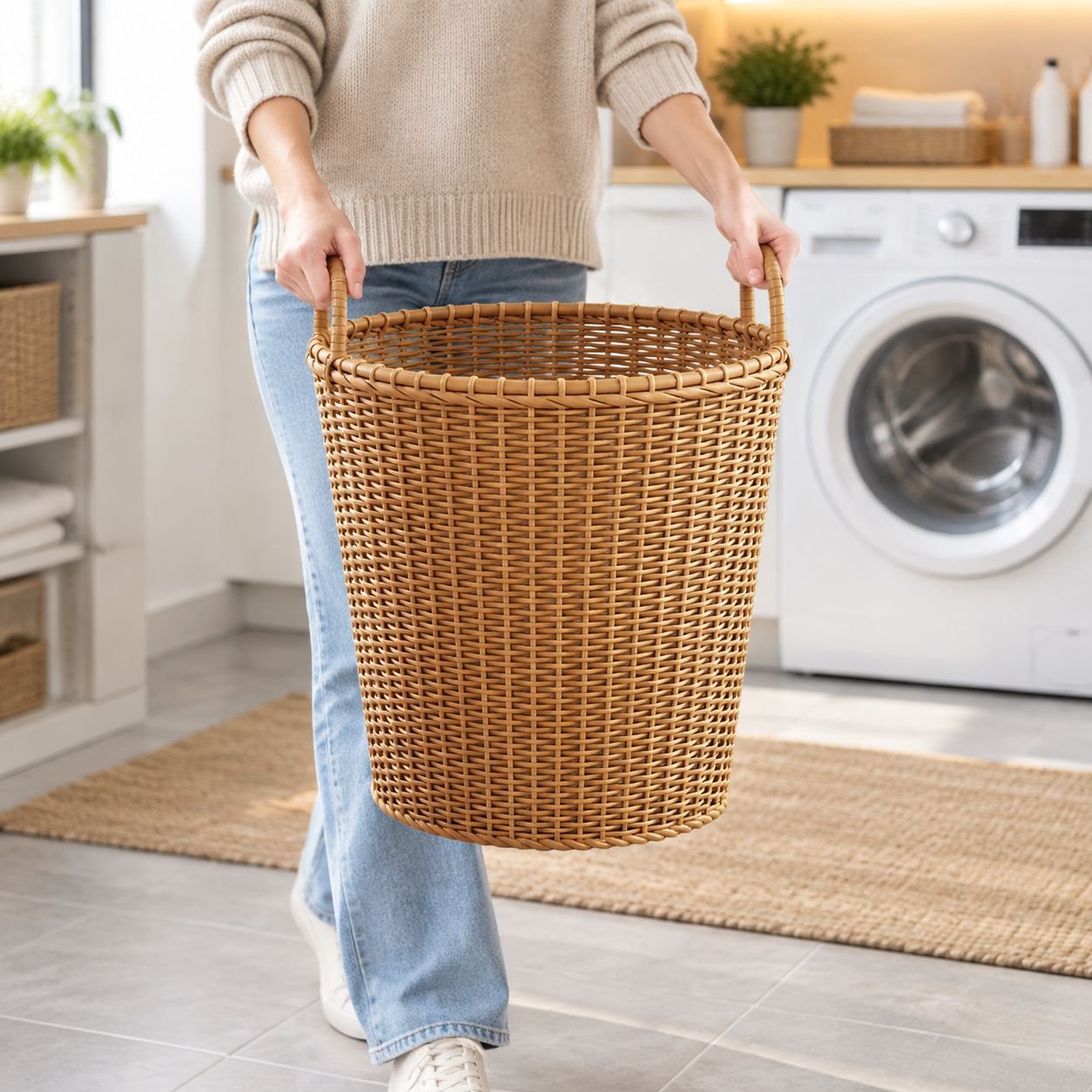 Luxurious Home Laundry Storage Basket