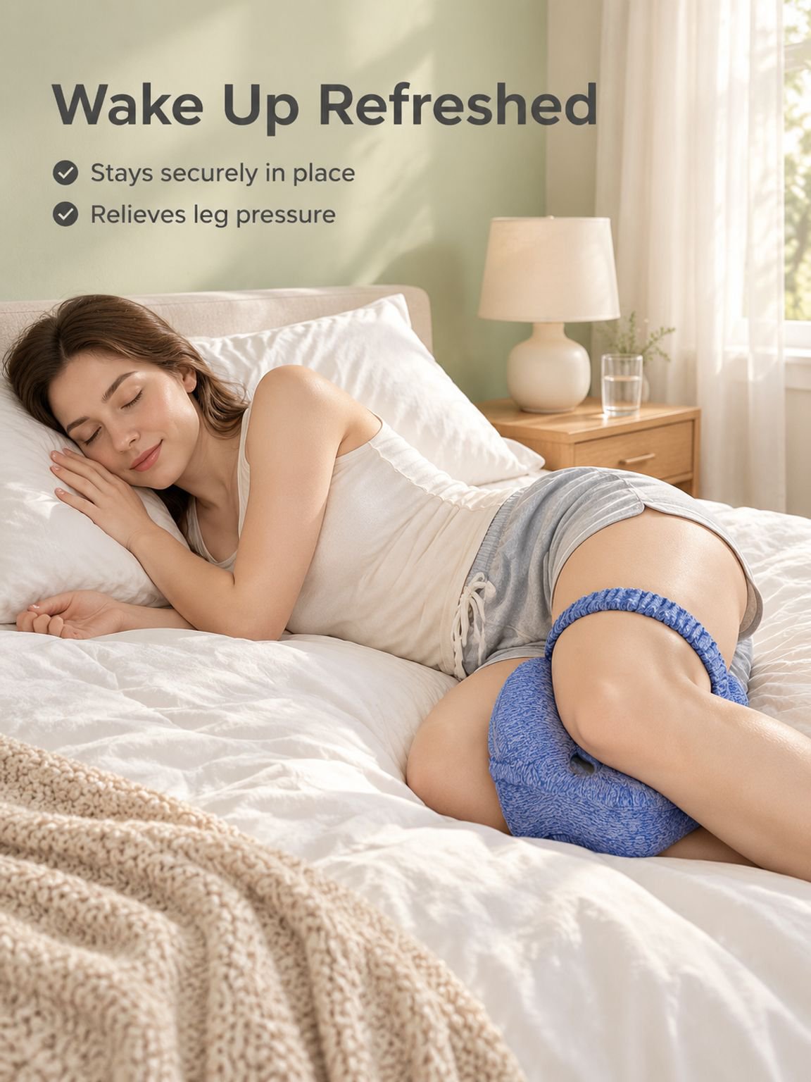 Joint pain relief correcting leg pillow