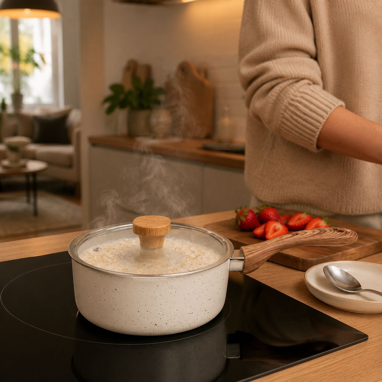 Household wheat stone nonstick pan frying pan pan pan milk pan snow pan soaking pan