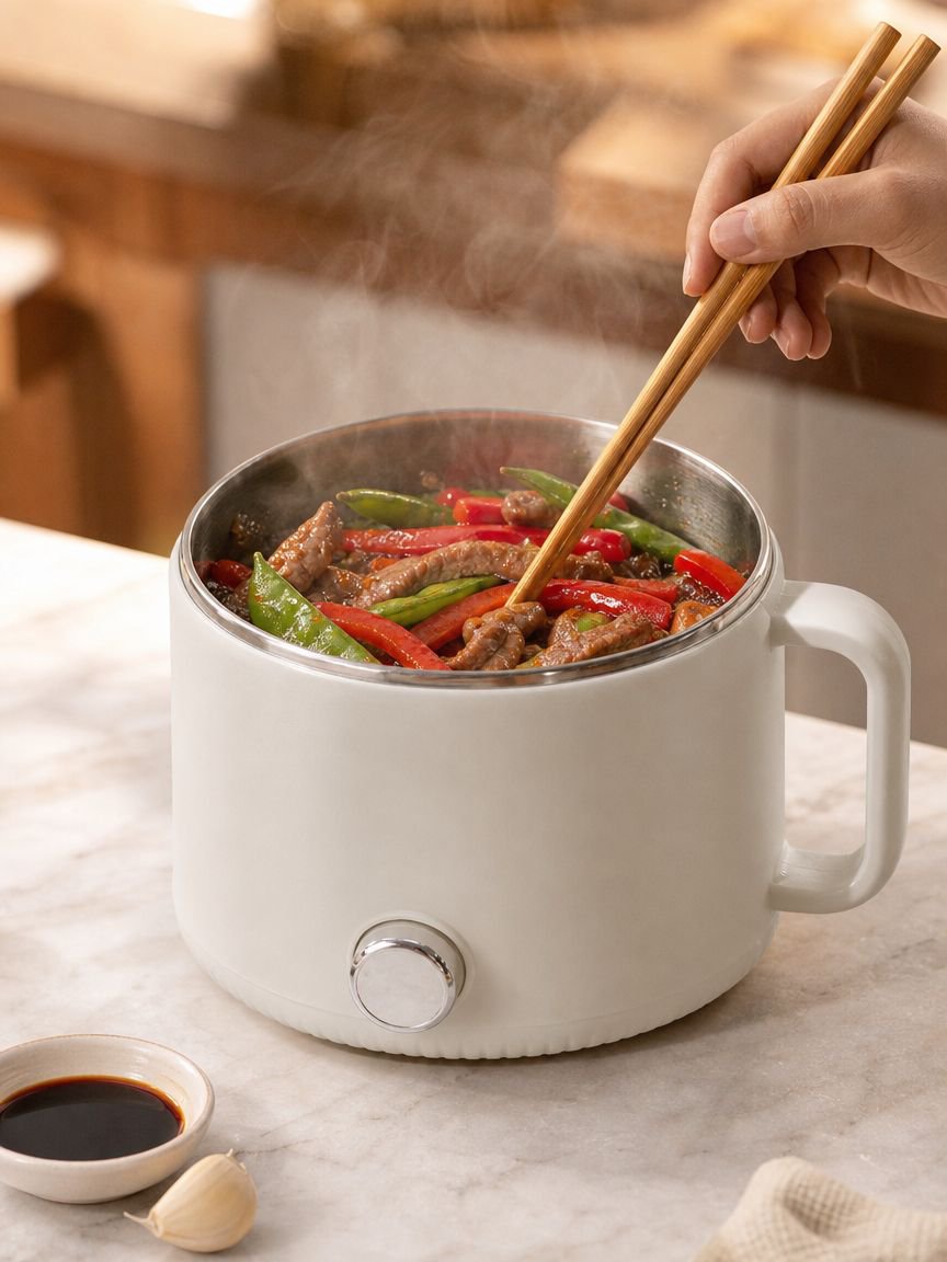 Compact kitchen appliance for easy cooking