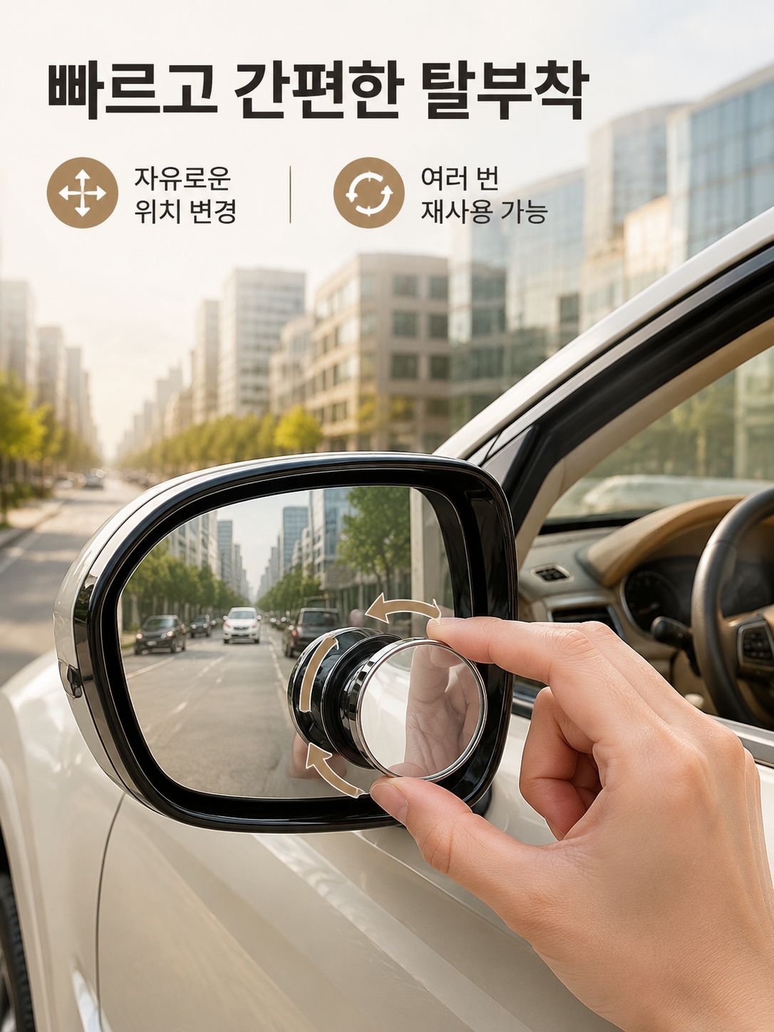 운전자의 시야를 넓혀주는 초고화질 미러