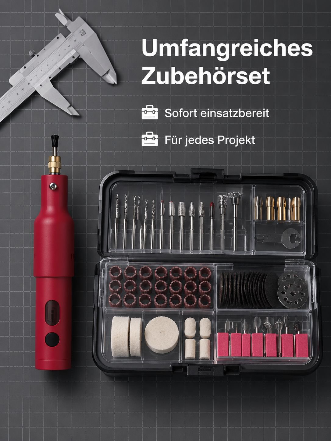Multifunktionale elektrische Schleif-, Polier- und Gravurmaschine