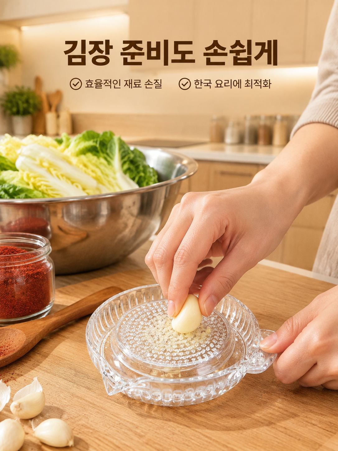 수동 마늘·생강 분쇄기