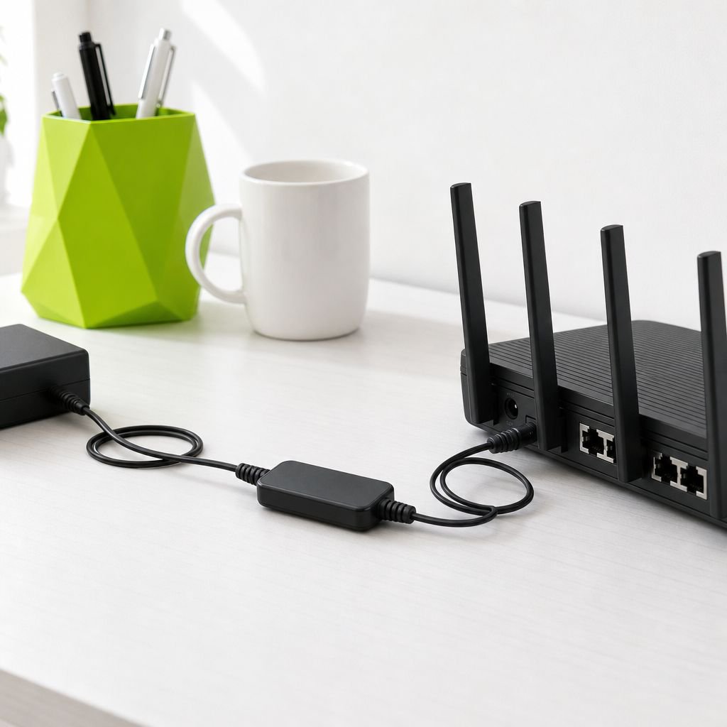 72hodinový automatický vypínač napájení a restartovací kabel pro router