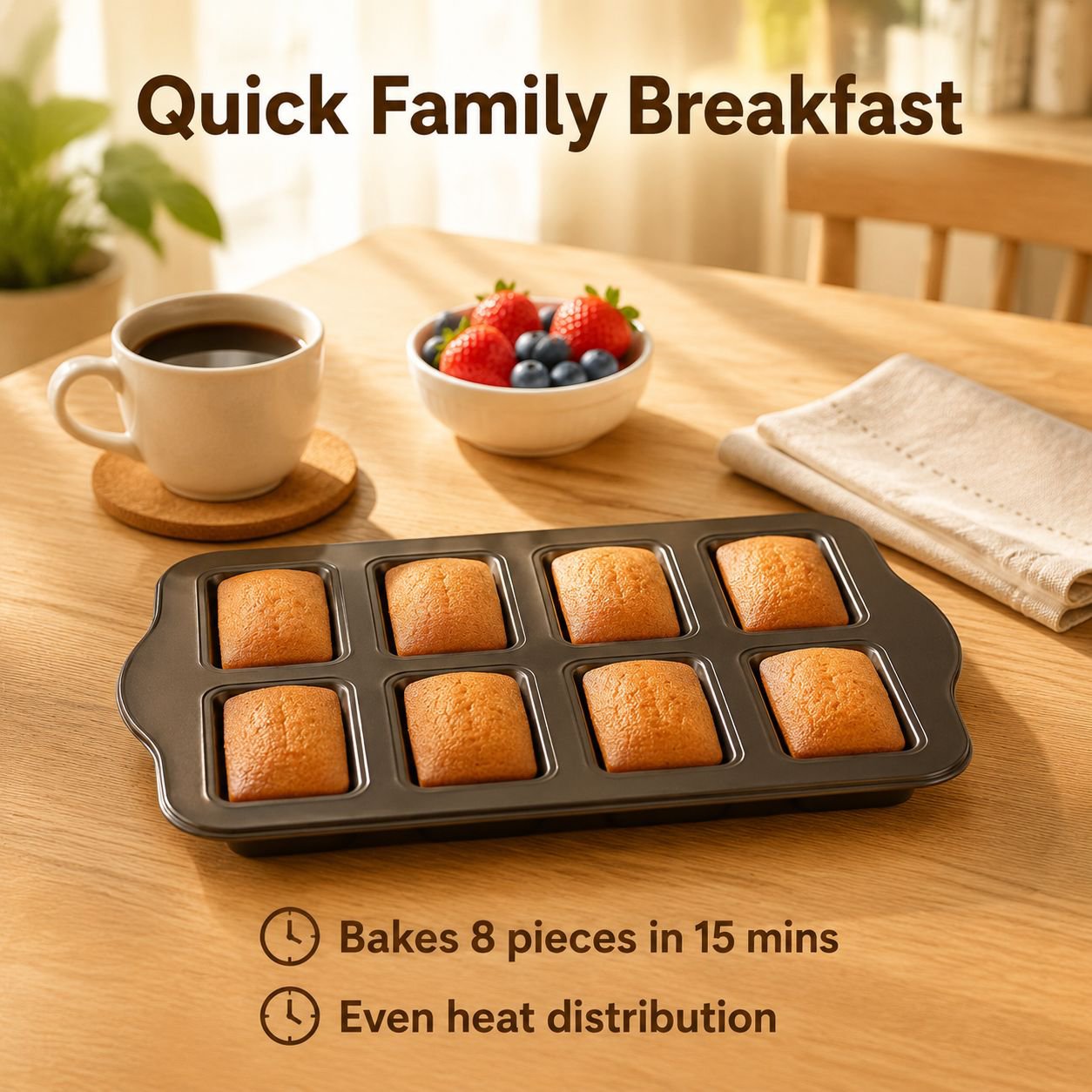 Carbon Steel Non-stick Rectangular Bread Baking Mold