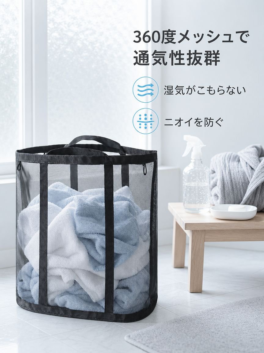 バスルーム収納バスケット