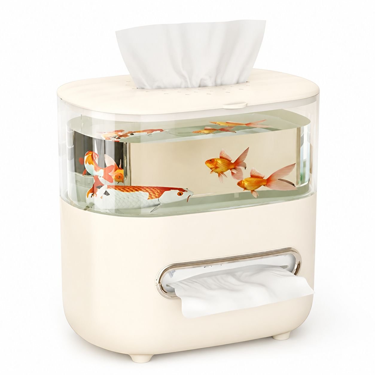 Double-Layer Large Tissue Holder for Aquarium Use