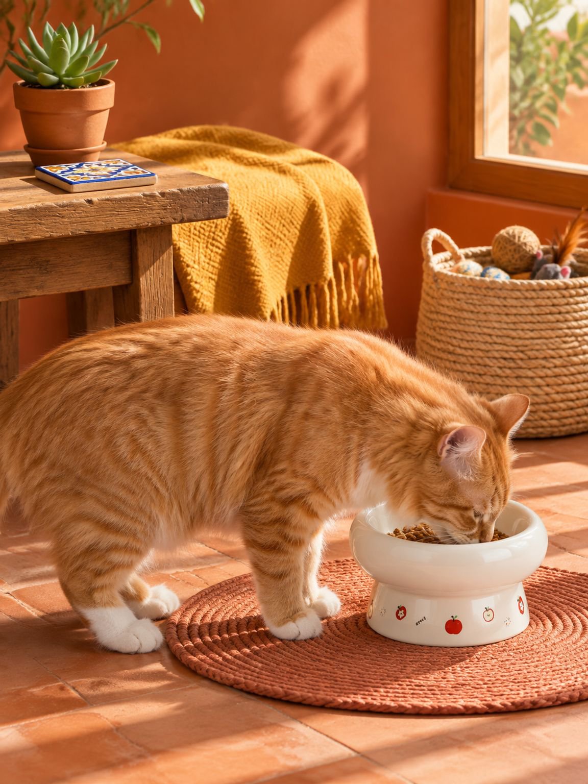 Cuenco para alimentos para mascotas con boca grande