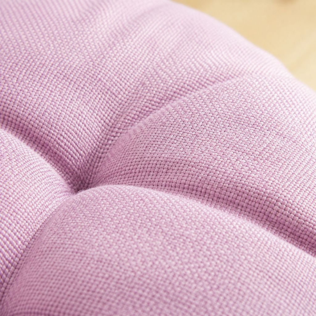 Coussin rond uni respirant pour chambre