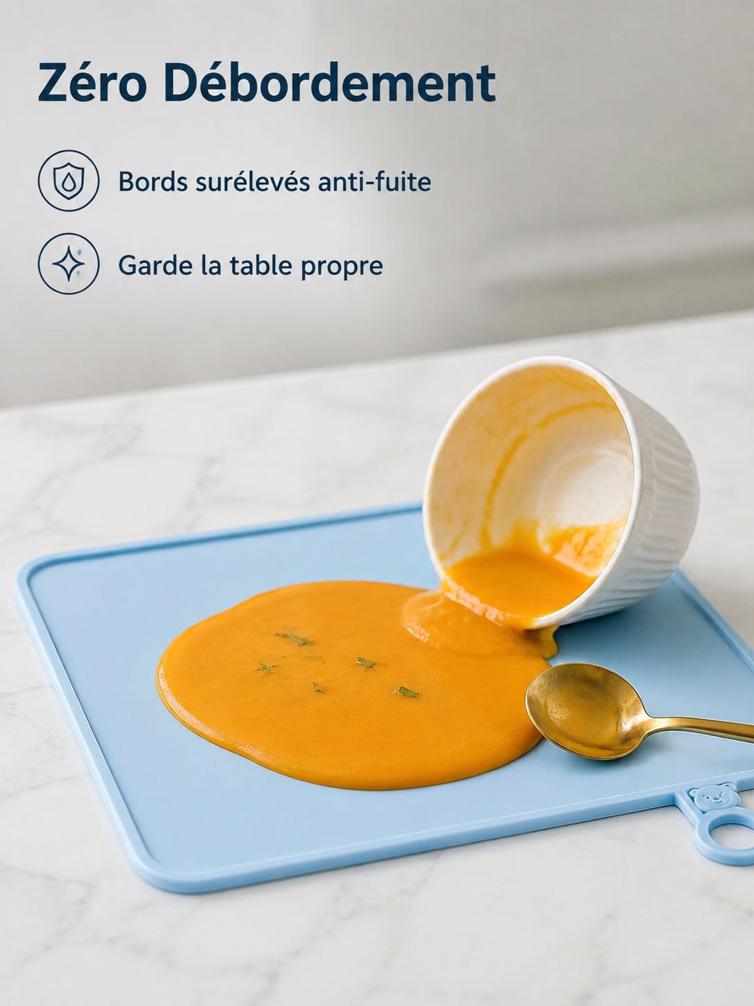Tasse pliante en silicone alimentaire