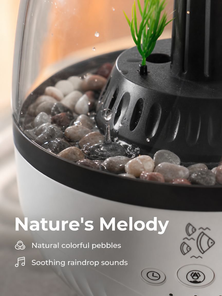 Modern humidifier for home décor with changing colors