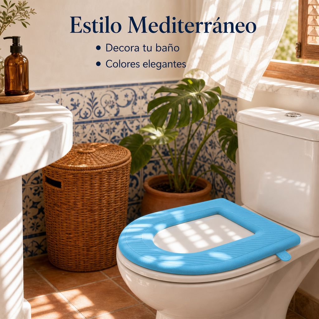 Cubierta de inodoro impermeable de silicona para uso doméstico, universal para todas las estaciones