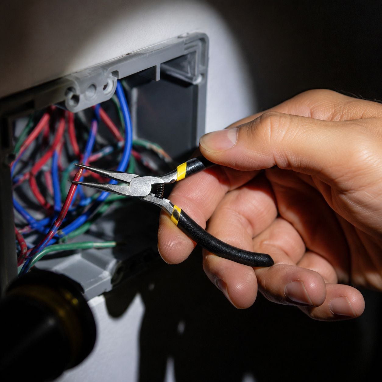 Durable steel construction of Mini Needle Nose Pliers