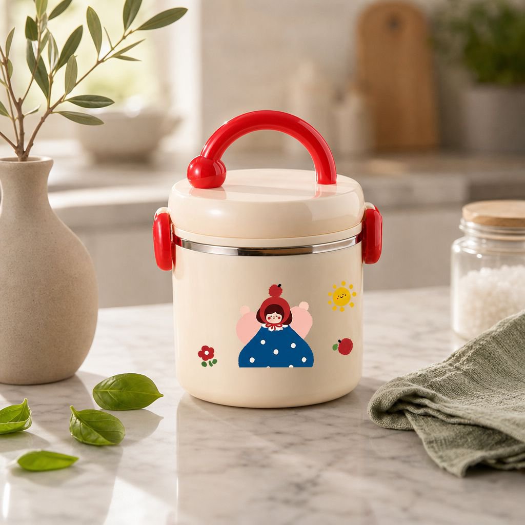 Portable Insulated Lunch Box Lunch box Removable handle Long service life Safe and hygienic Ecofrien