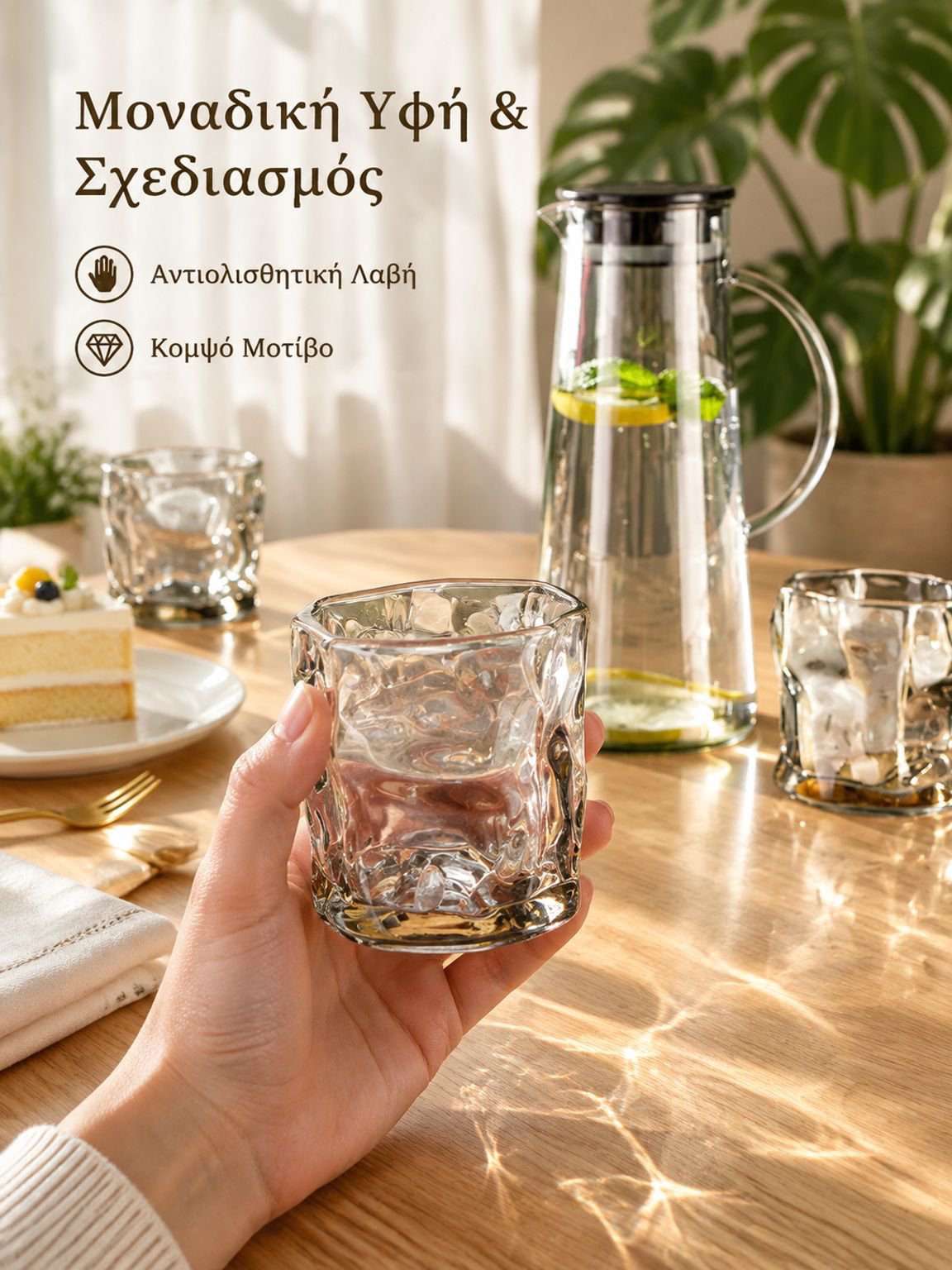 Οικιακό ποτήρι από βοριοπυριτικό γυαλί