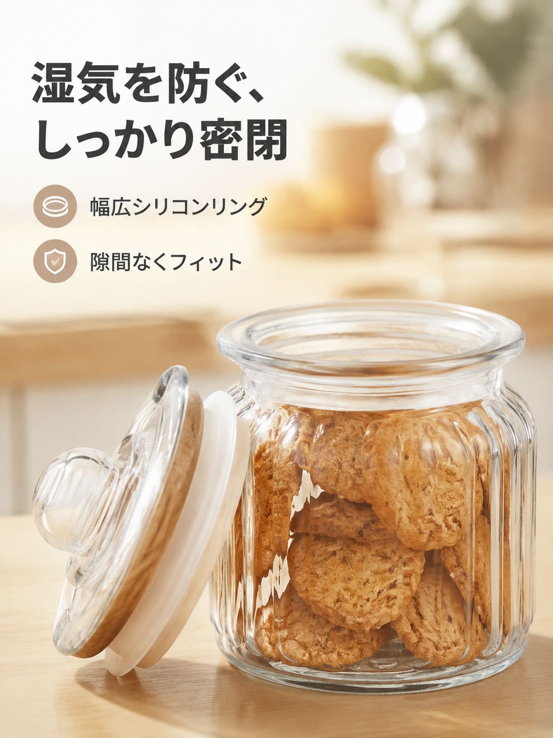 ガラス密閉保存瓶 ドライフルーツ用