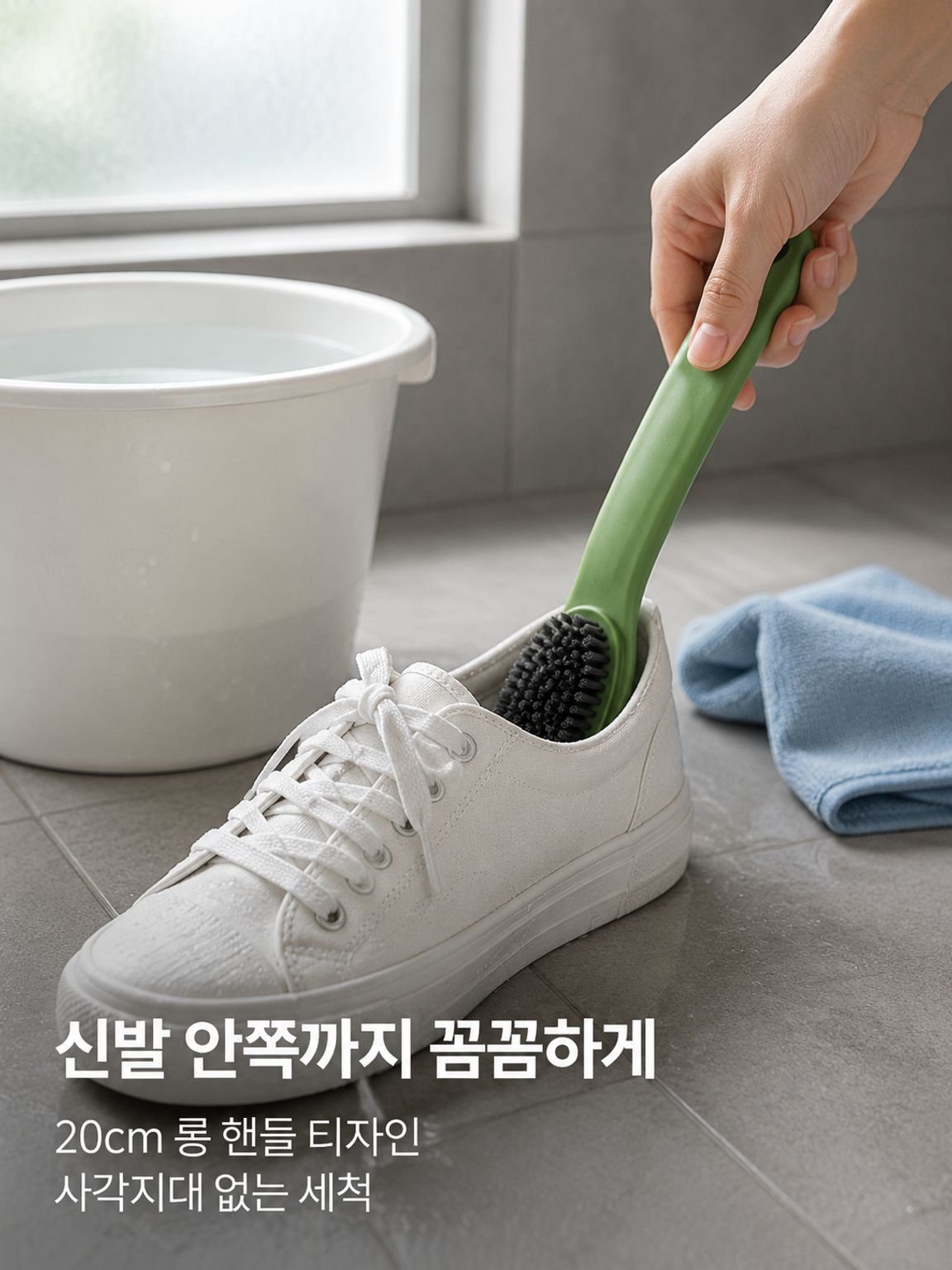 다기능 배색 부드러운 청소 브러시 세탁 브러시 신발 브러시 가정용 털 빠짐 없음