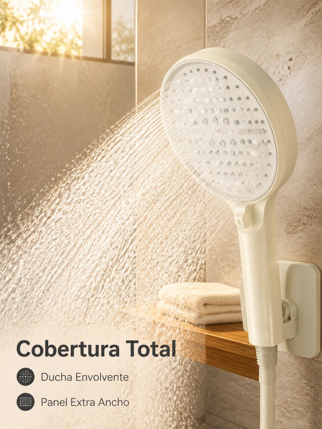 Regadera de Alta Presión Especial para Calentador de Agua