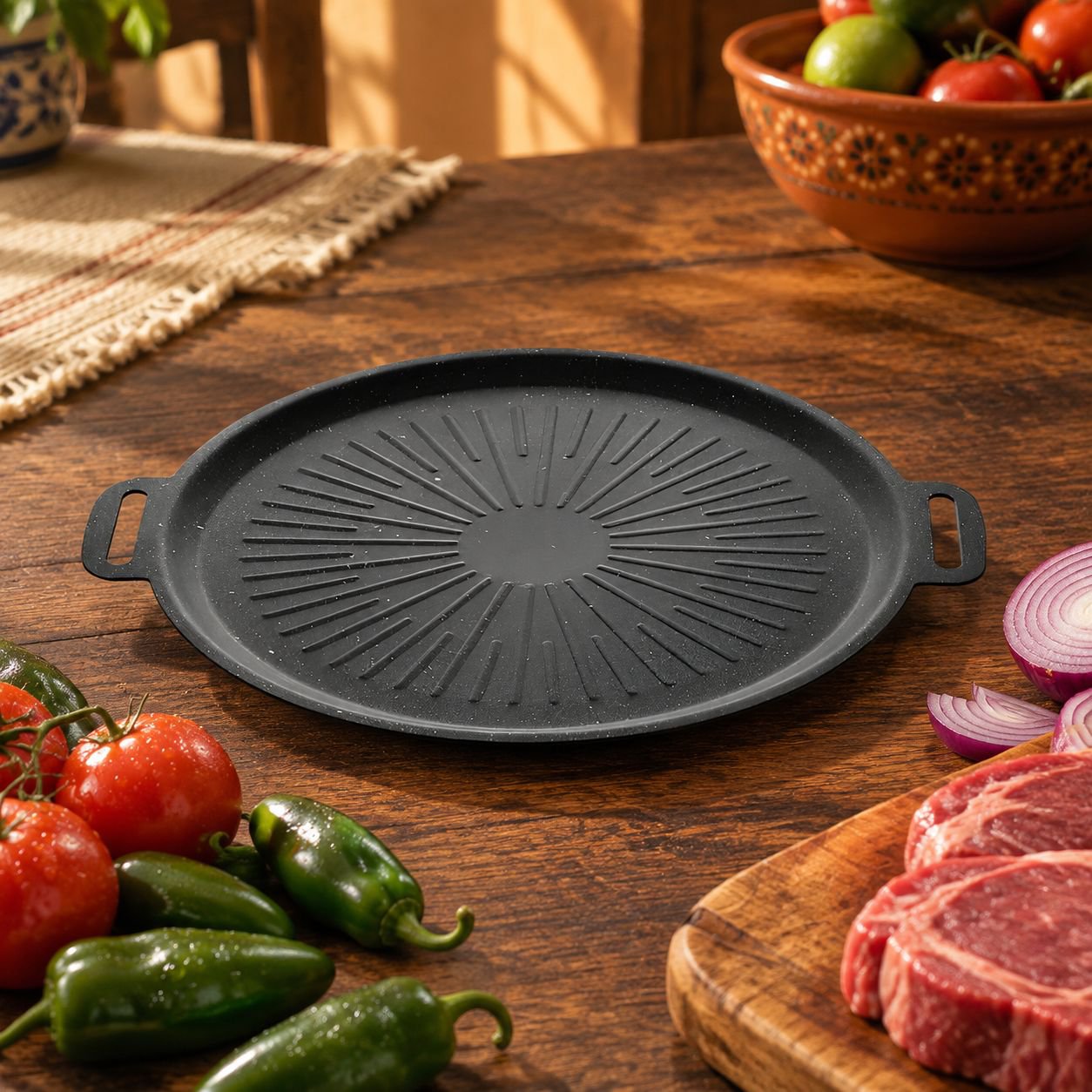 Cocina de inducción multifuncional con pantalla táctil