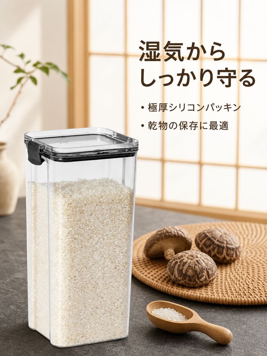 透明な保存容器