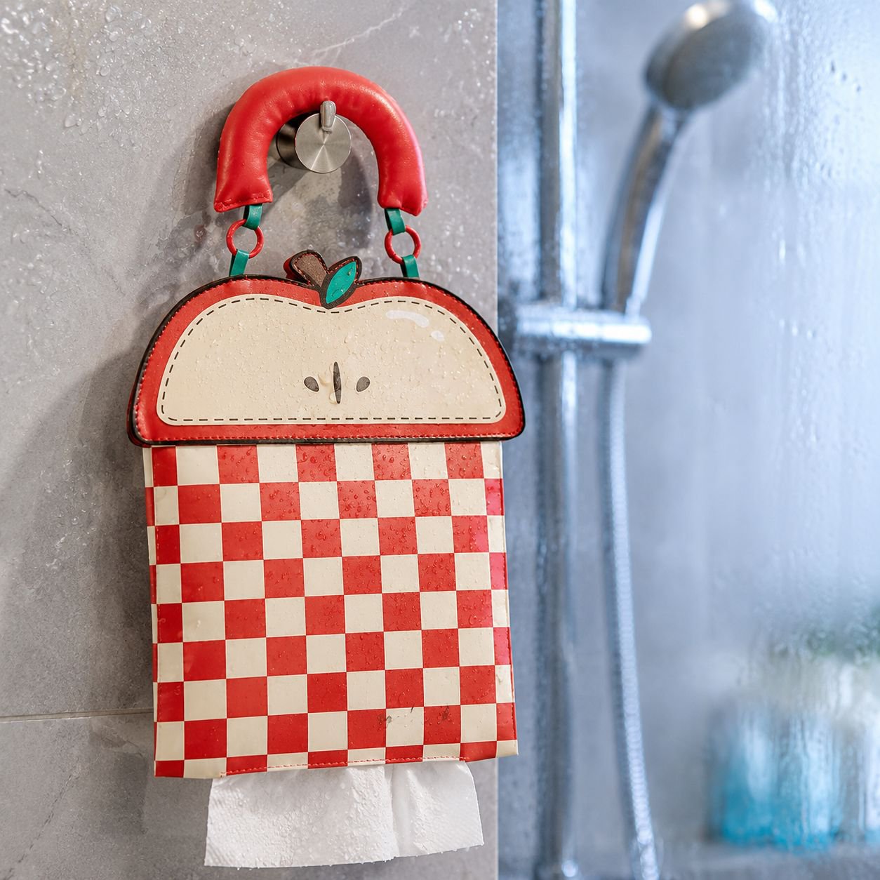 Cute Hanging Waterproof Tissue Bag Wall-Mounted Toilet Paper Holder