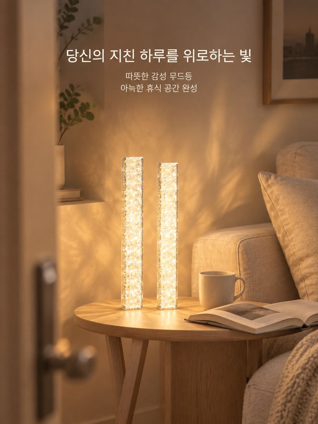 크리스탈 막대형 보조 조명 LED 전구