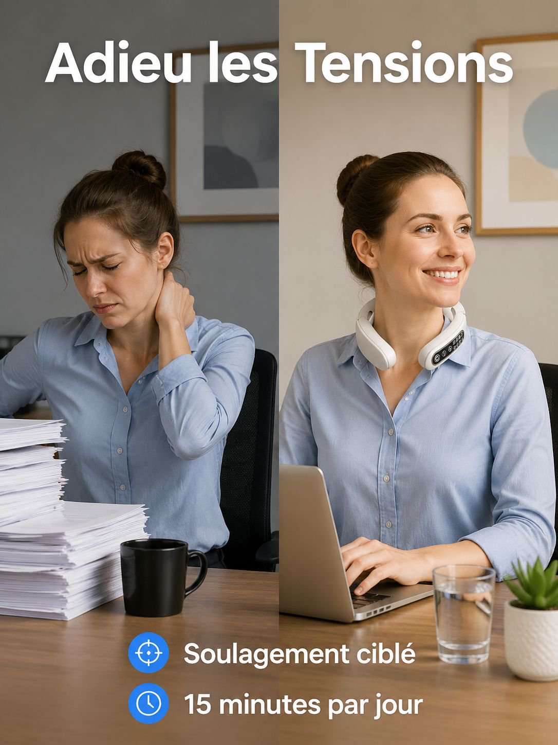 Appareil de massage cervical intelligent pour soulager la douleur
