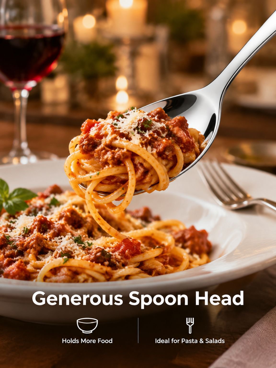 Stainless steel Western-style spoon