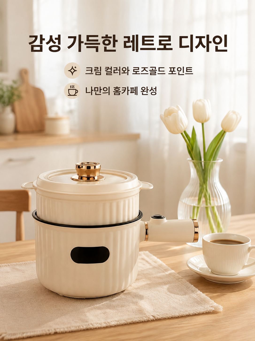 가정용 다기능 논스틱 전기 핫팟