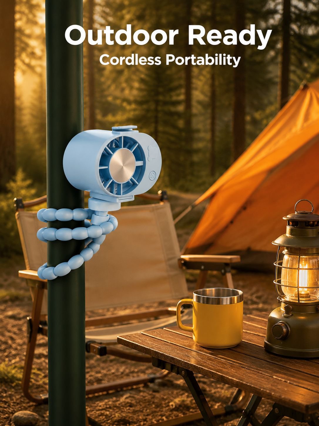 Portable Octopus-Shaped Multi-Use Fan