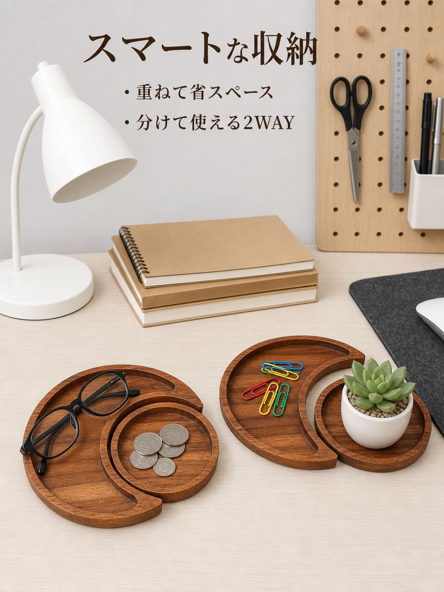 ラマダン木製ムーントレイ